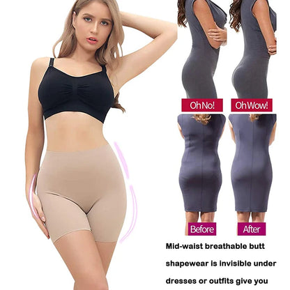 Thigh Slimmer Shapewear Panties for Women Slip Shorts High Waist Tummy Control Cincher Girdle Seamless Body Shaper thigh shapewear tummy control thong