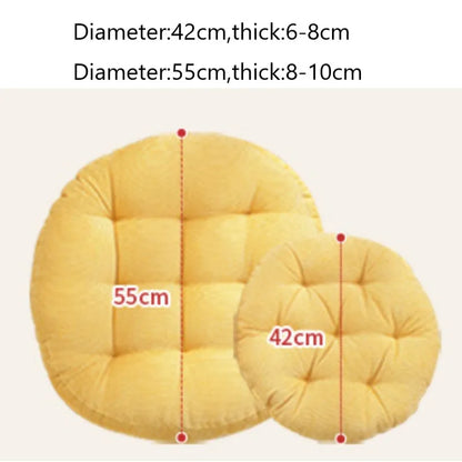 Inyahome Round Cushions Meditation Large Floor Pillow for Kids and Adults Cushion for Floor Seating Yoga Living Room Office ergonomic pillow body pillow covers pillow