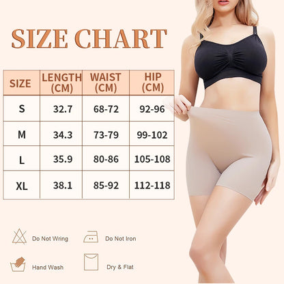 Thigh Slimmer Shapewear Panties for Women Slip Shorts High Waist Tummy Control Cincher Girdle Seamless Body Shaper thigh shapewear tummy control thong